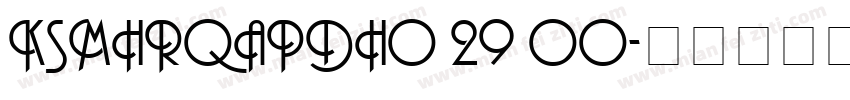 KSMHRQAPDH0 29 00字体转换
